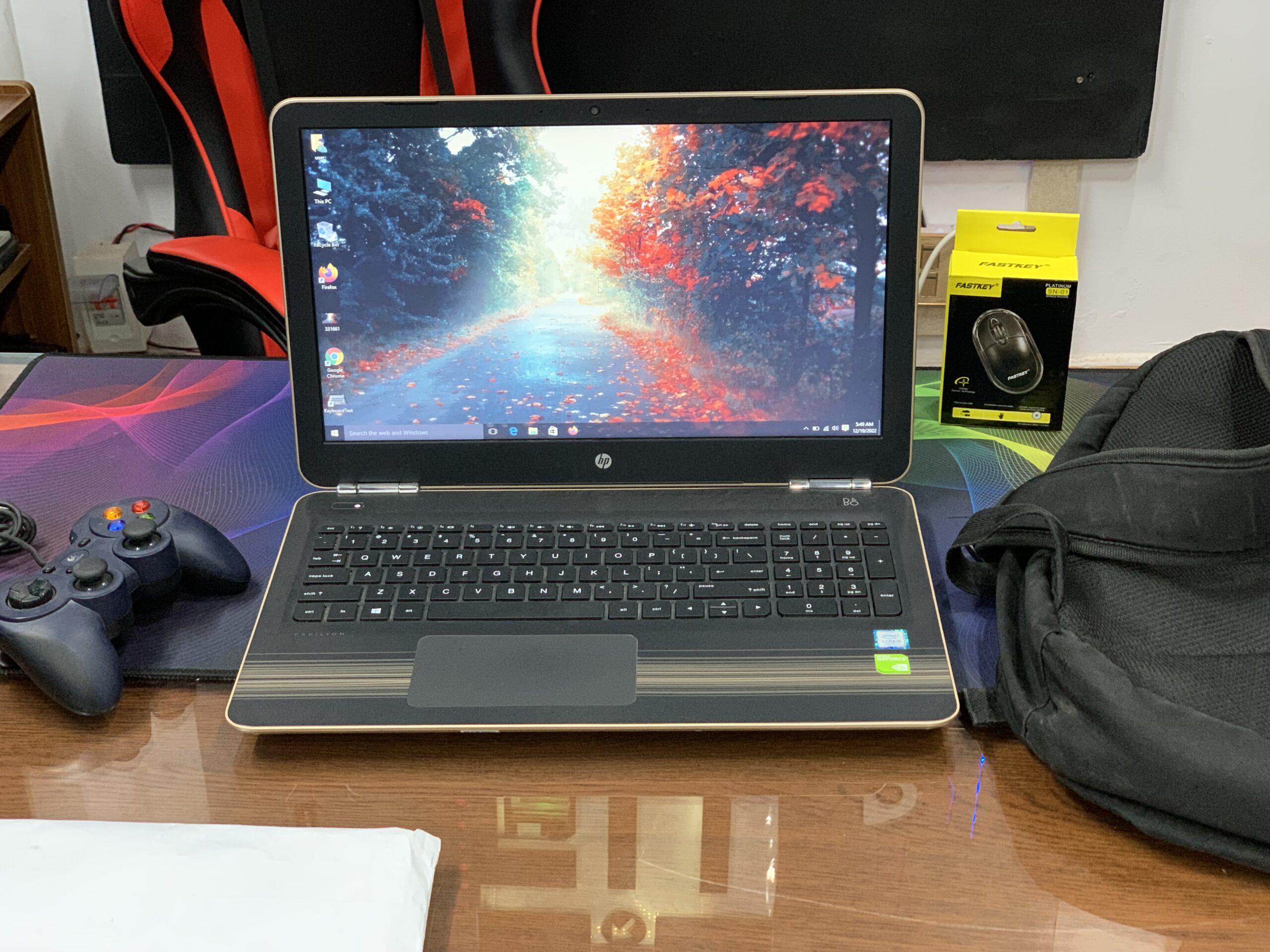 HP Pavilion 15-au intel core i7 6th Gen NVIDIA Graphics 8GB RAM 128GB SSD 500GB HDD 15.6" Display